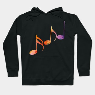 Musical notes. Hoodie